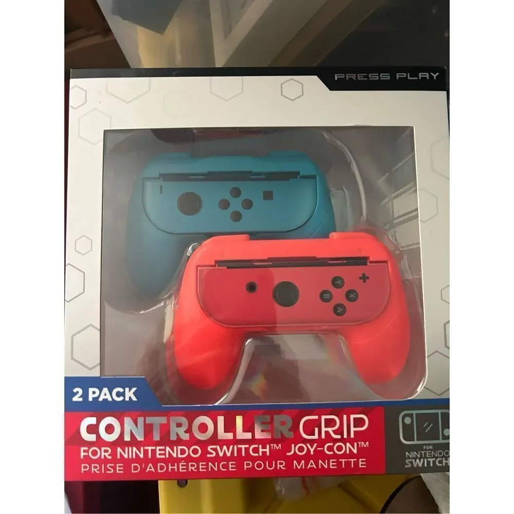2 Pack Controller Grip For Nintendo Switch Joy Con